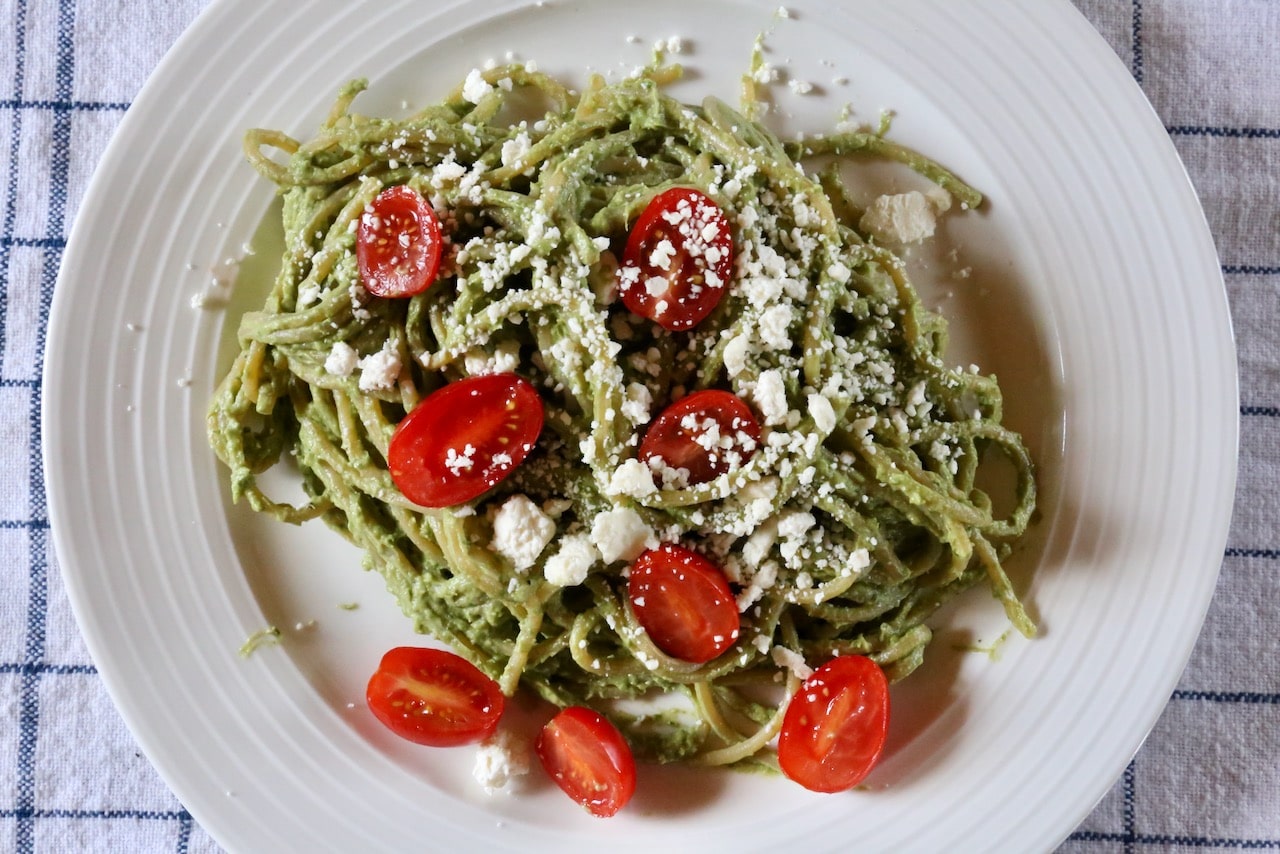 Chilean Avocado Pasta is a delicious noodle dish to serve vegetarians as it's a meat free recipe.