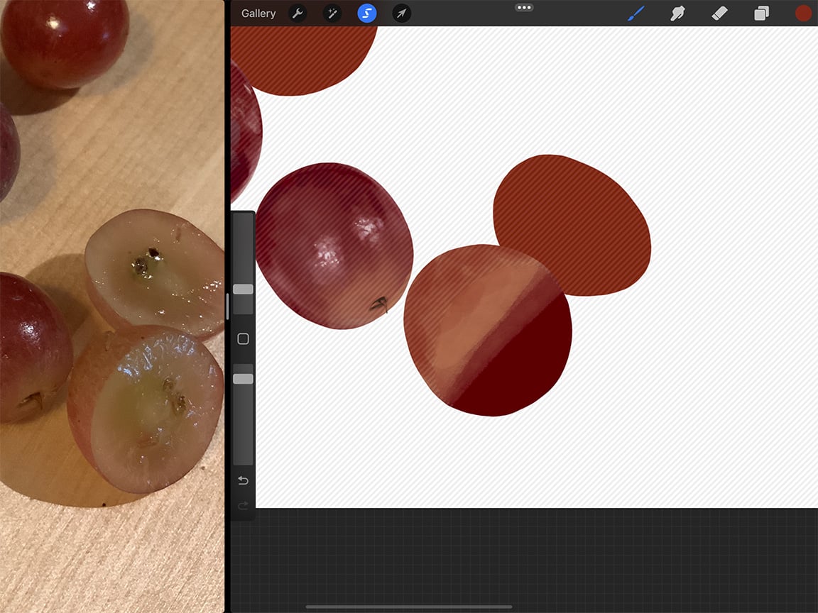 How To Draw A Grape: Utilize digital drawing tools to make your illustration process easier.