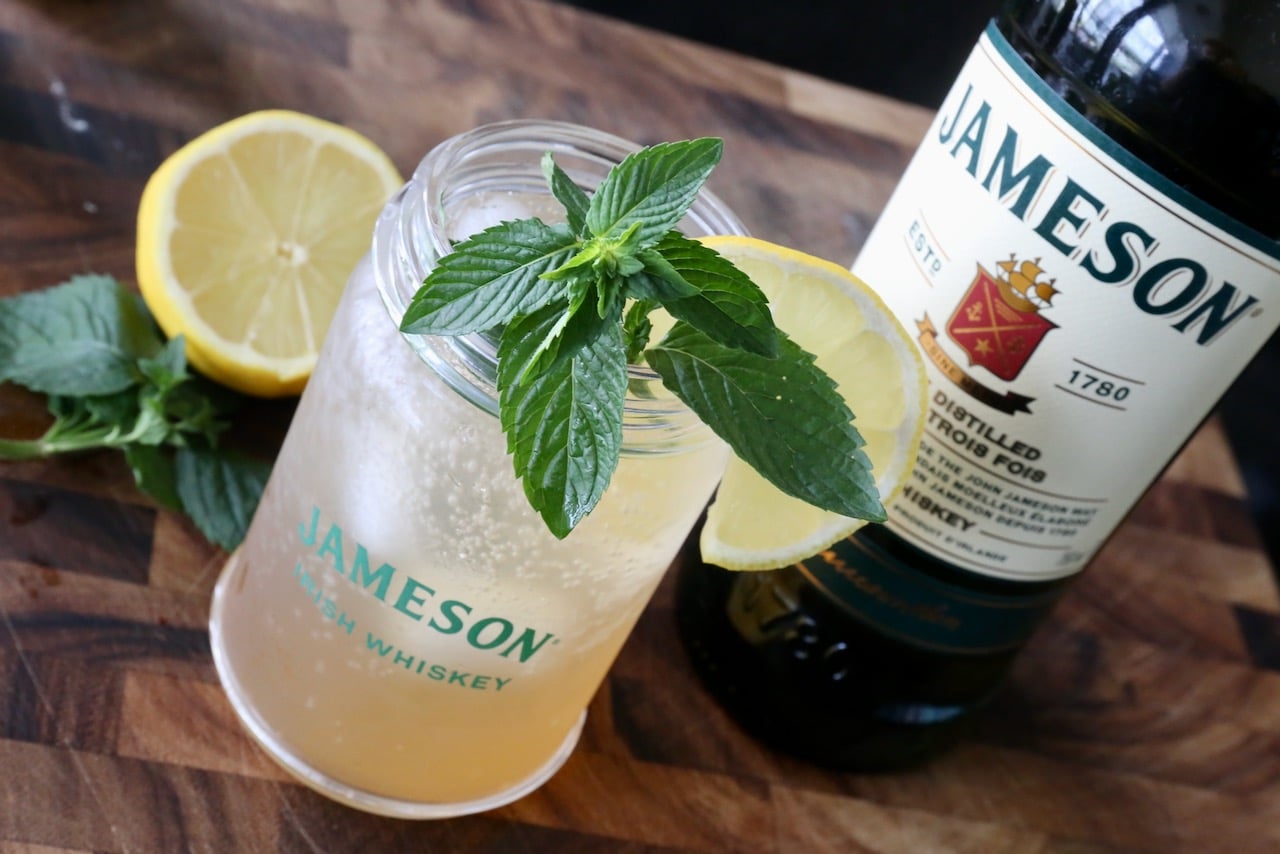 We love serving this Jameson and Lemonade recipe on Saint Patrick's Day!