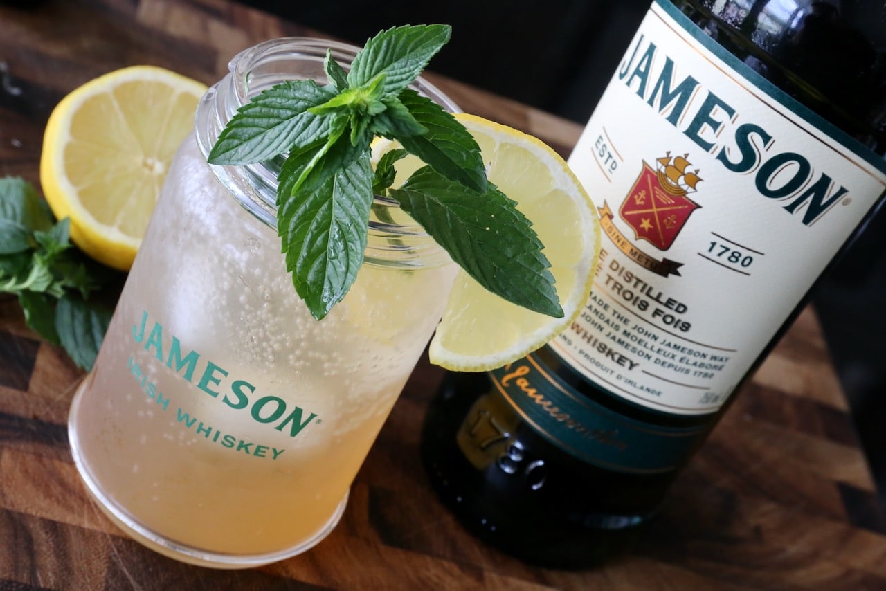 We love serving a refreshing Irish Lemonade cocktail on a hot summer day. 