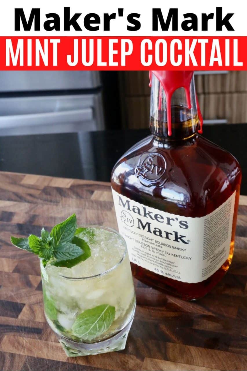 Save our Maker's Mark Mint Julep Cocktail recipe to Pinterest!