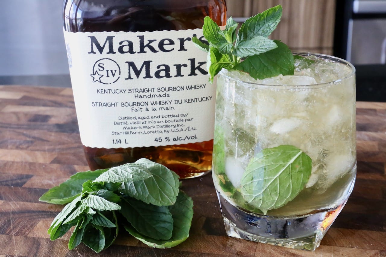 The Mint Julep is our favourite bourbon whiskey cocktail.