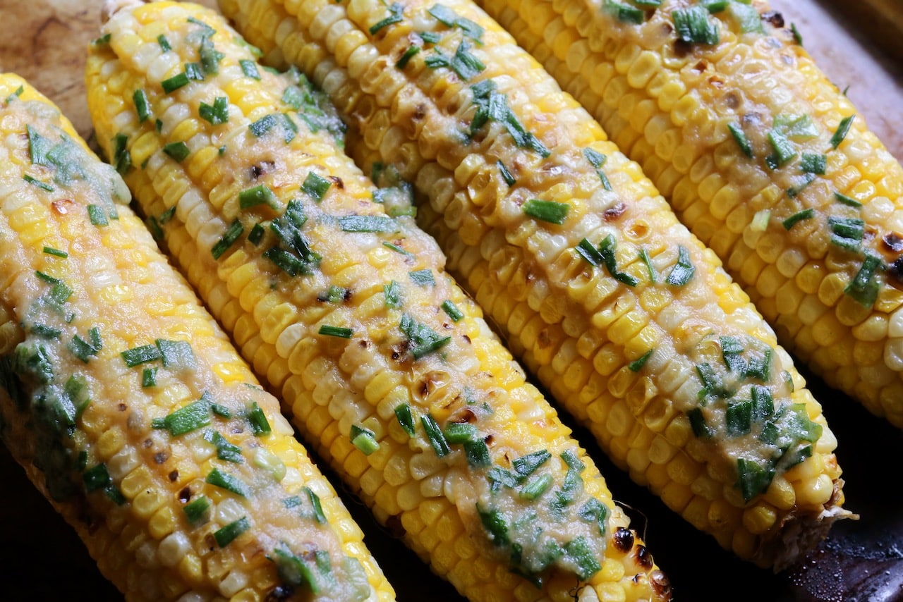 Barbecued Miso Butter Corn on the Cob Recipe