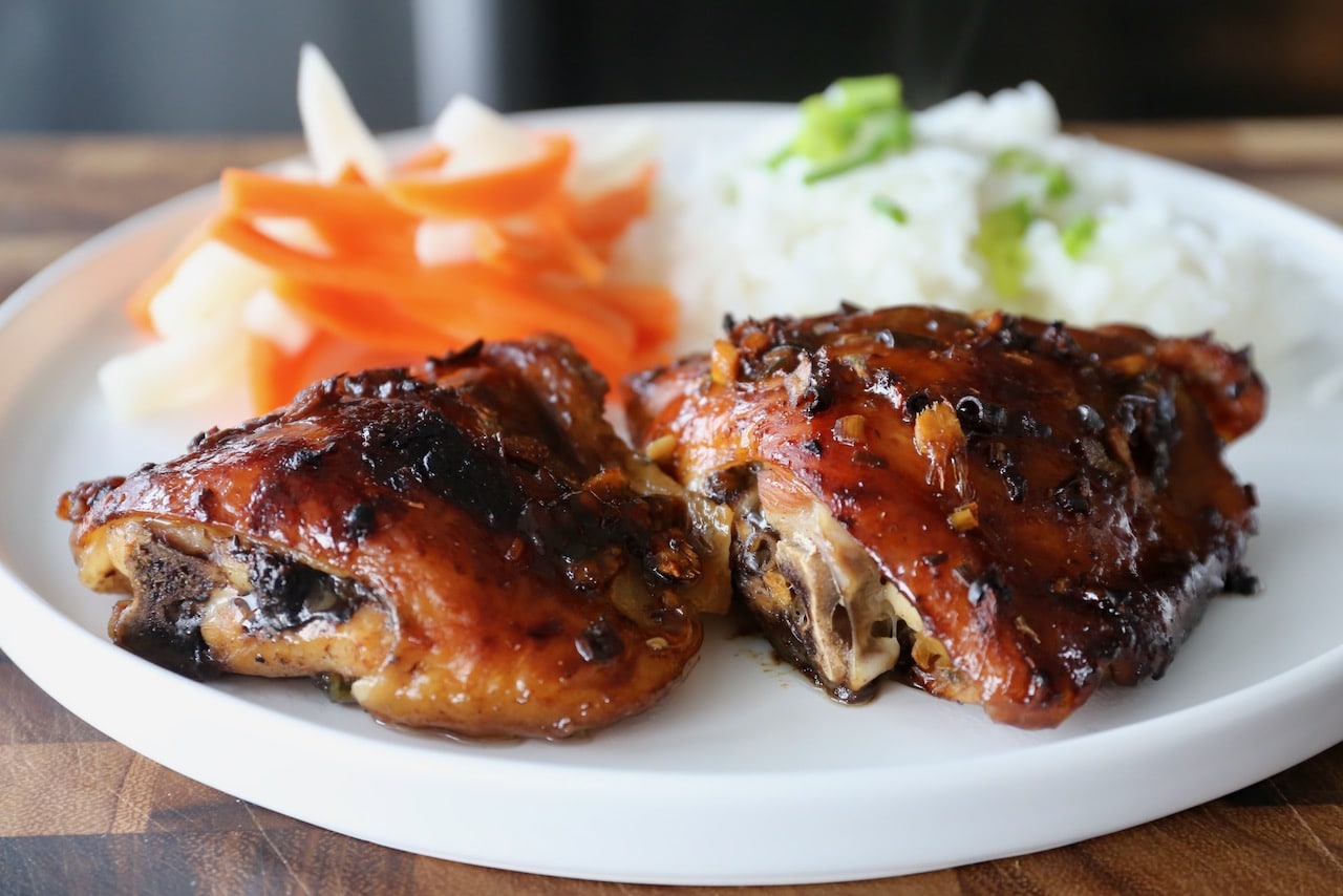 Ga Nuong Vietnamese Grilled Chicken Photo Image.