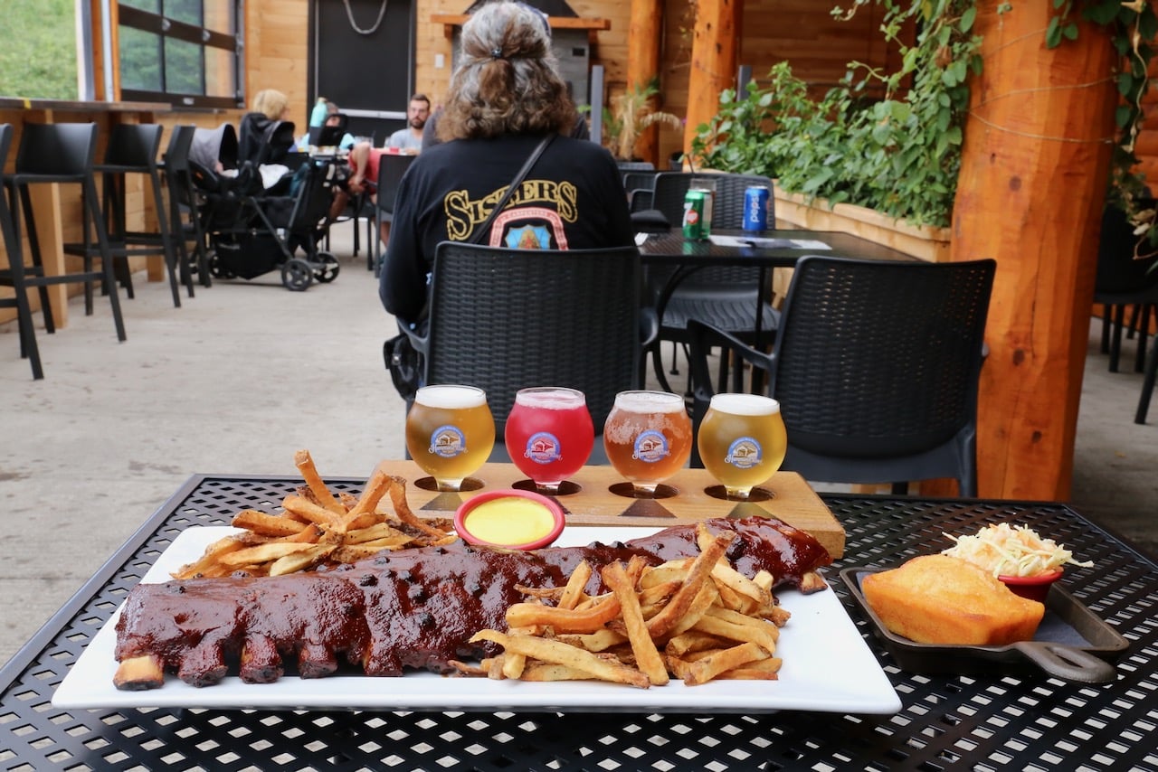 Hammond River Brewing in Rothesay has a delicious barbecue restaurant!