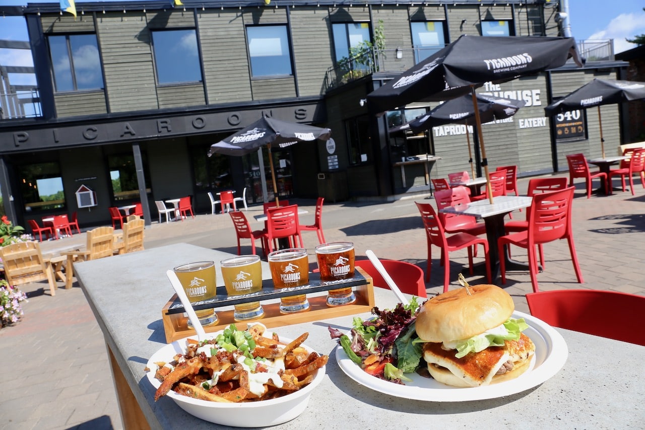 Picaroons Brewing Company has the best outdoor patio of all the New Brunswick Breweries!
