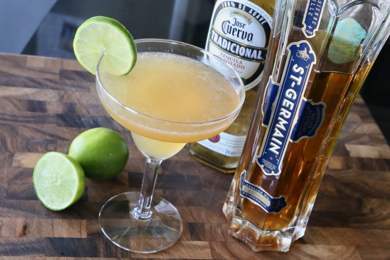 St Germain Elderflower Margarita Cocktail Drink Recipe | dobbernationLOVES