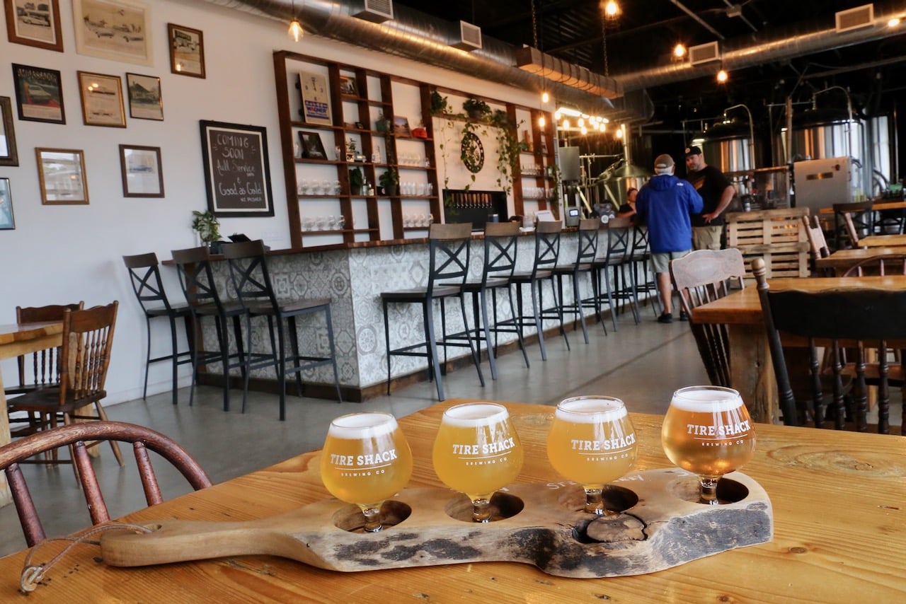 New Brunswick Breweries: Tire Shack Brewing in Moncton.