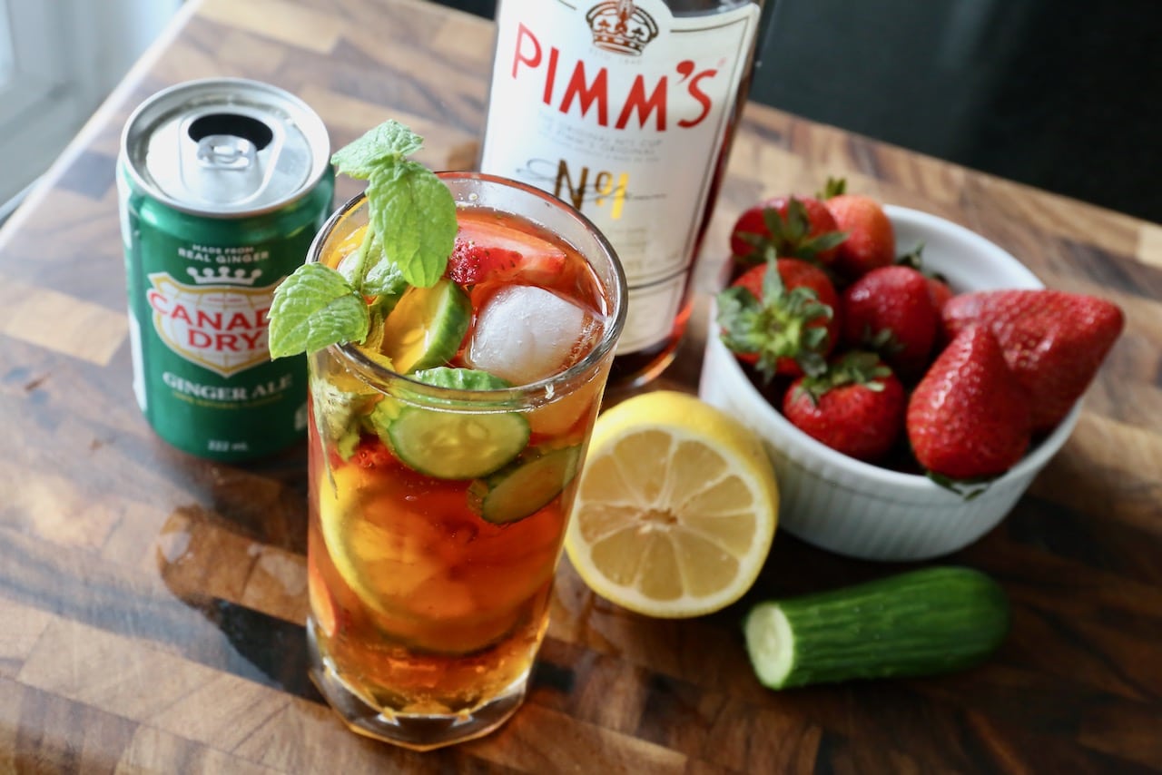 Pimm’s Punch Ginger Ale Cocktail Recipe