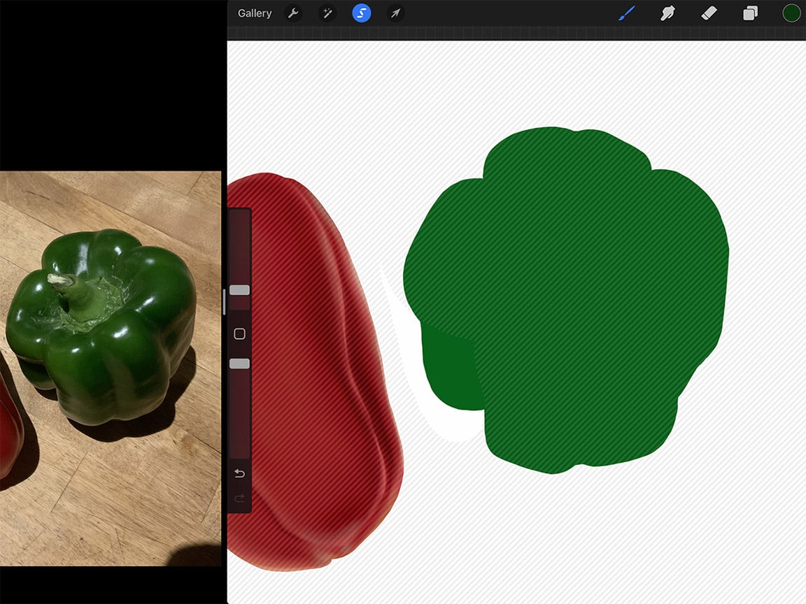 How To Draw A Capsicum: Utilize digital drawing tools to make your illustration process easier.