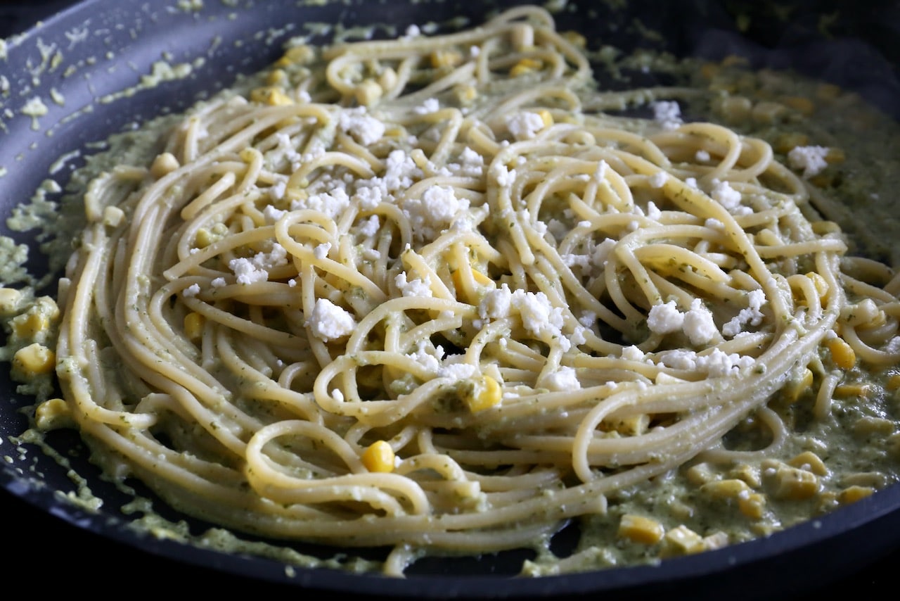 Mexican Roasted Jalapeno & Poblano Spaghetti Pasta Recipe ...