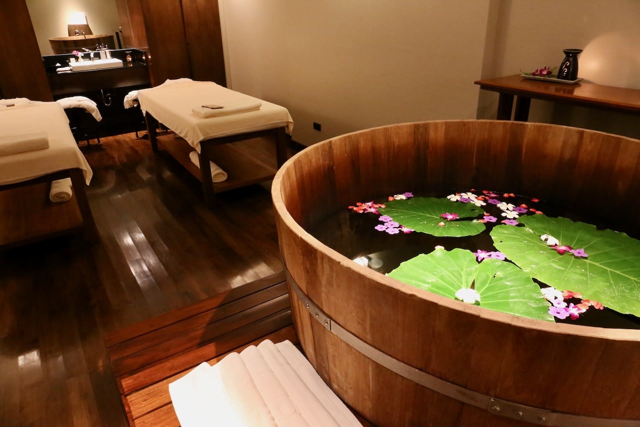 Enjoy a Thai massage at the Le Meridien Phuket spa.