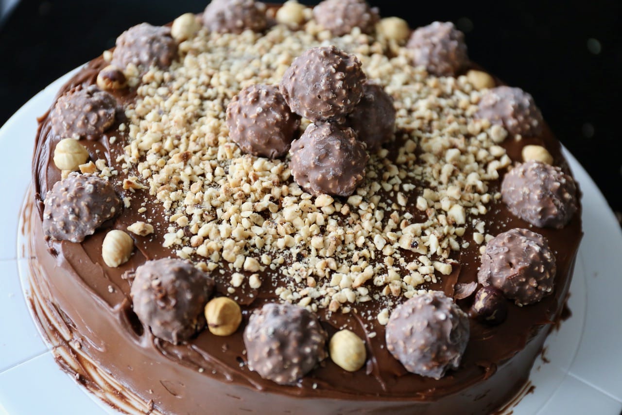 Ferrero Cake Photo Image.
