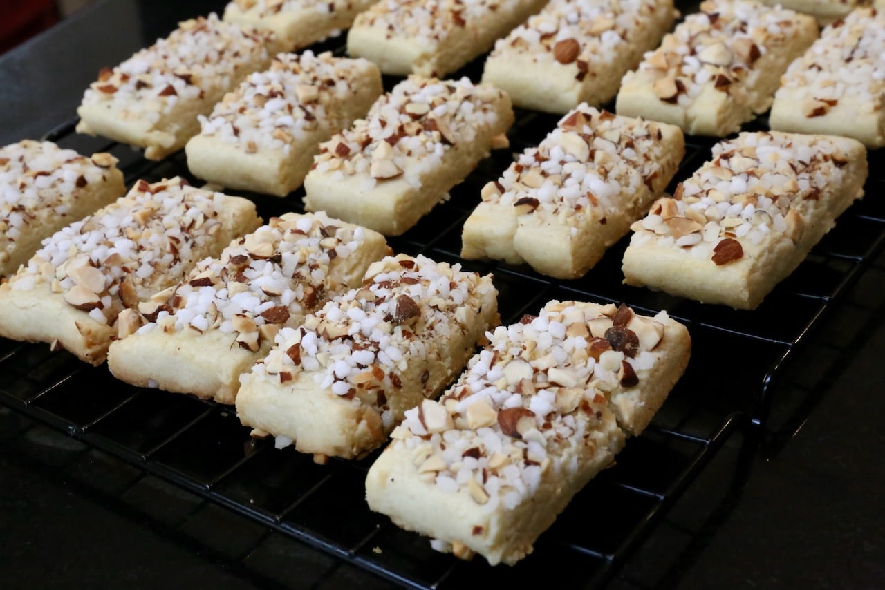 Finska Pinnar Swedish Almond Shortbread Cookies Recipe