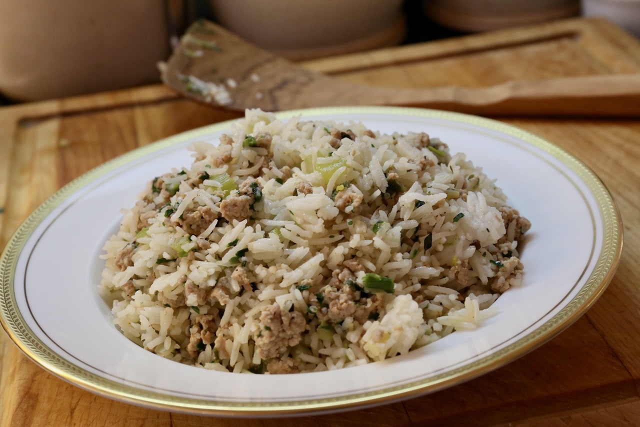 Now you're an expert on how to make authentic Cajun rice dressing! 