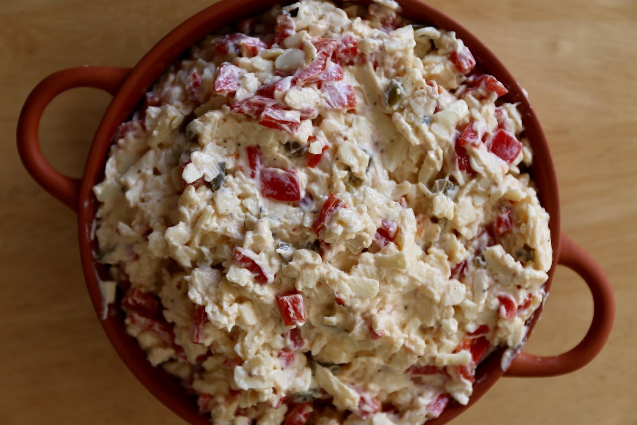 We love serving Pimento Cheese with Jalapeno as an appetizer at parties.