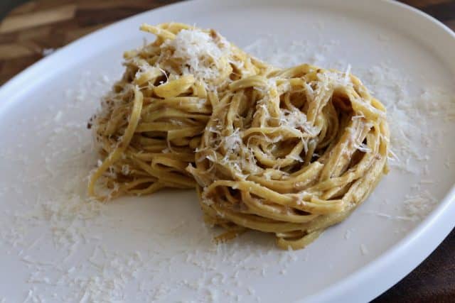 Tajarin Pasta with Porcini Truffle Butter Sauce Recipe - dobbernationLOVES