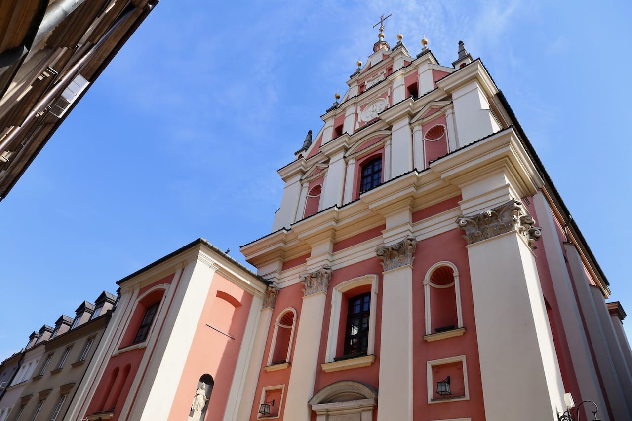 Warsaw City Break: Facade of Jesuit Church.