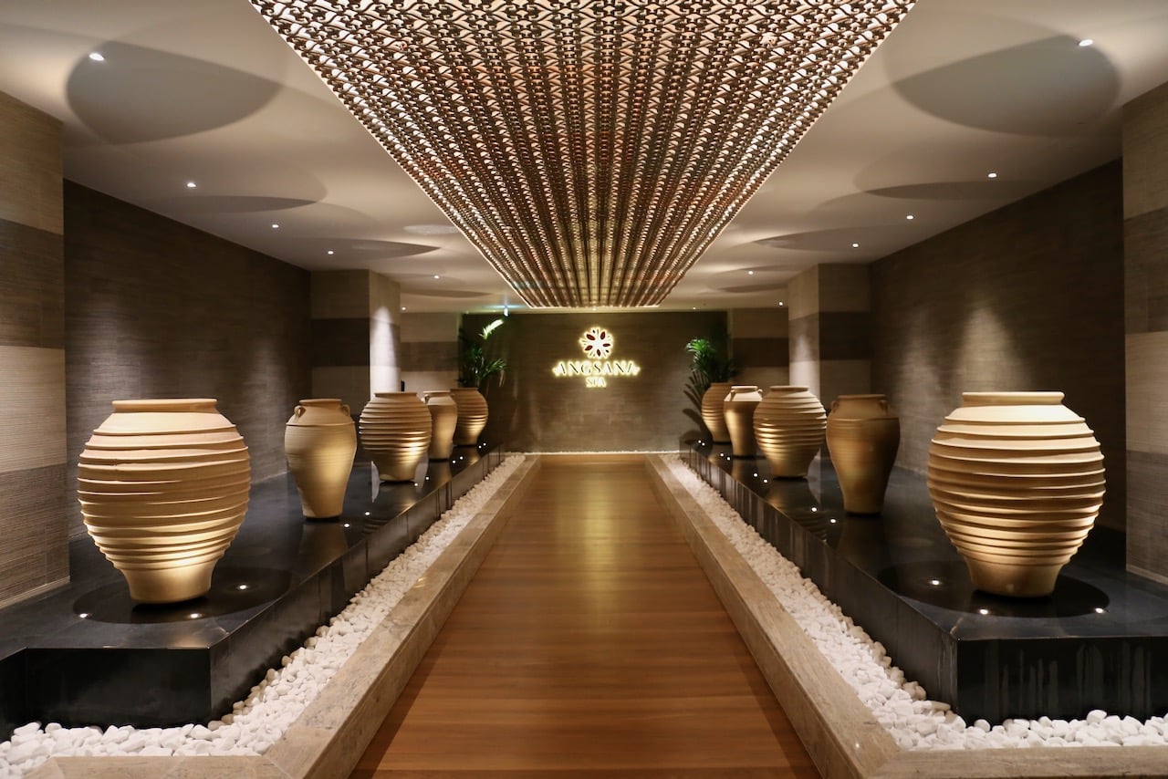 Angsana Corfu's spa pays homage to the brands Asian roots. 