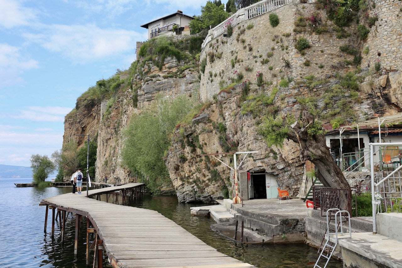 Take a stroll along Ohrid's scenic Boardwalk.