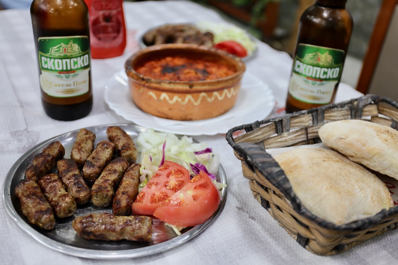 Restaurant Vkusno is a popular barbecue restaurant serving grilled kebabs and chops. 