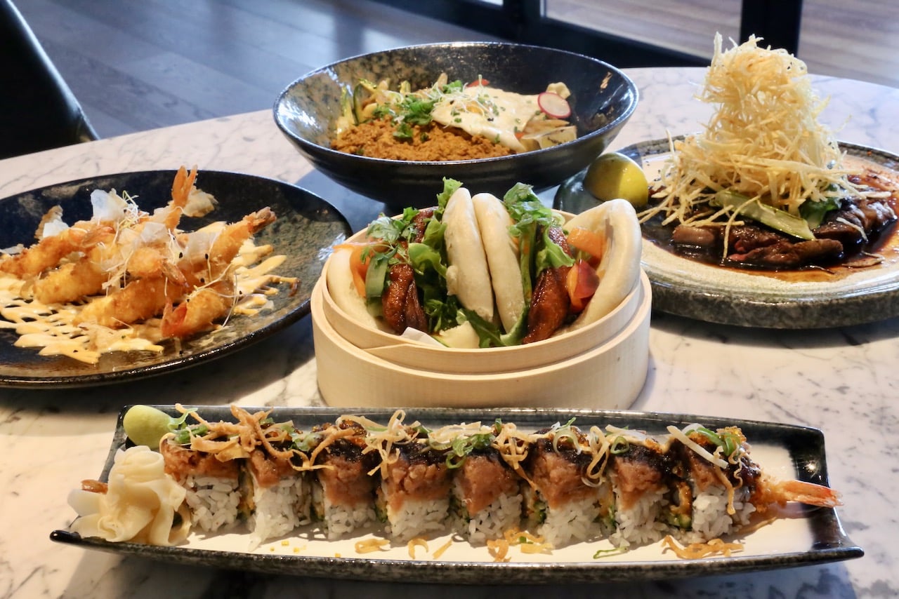 You'll find ingredients from Japan, Korea and Taiwan at Oribu Restaurant. 