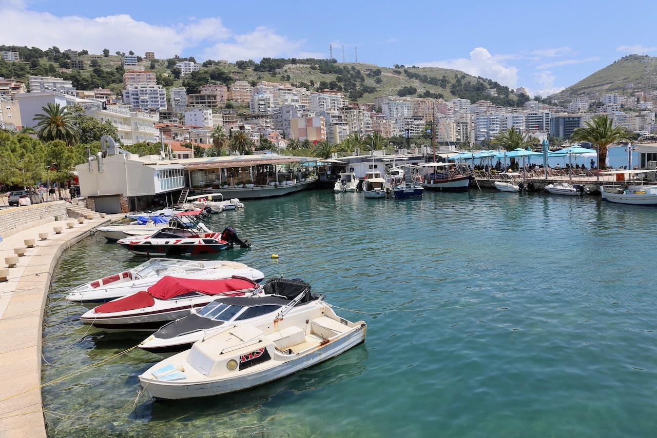 We started our Albania Road Trip by taking a ferry from Corfu to Saranda. 