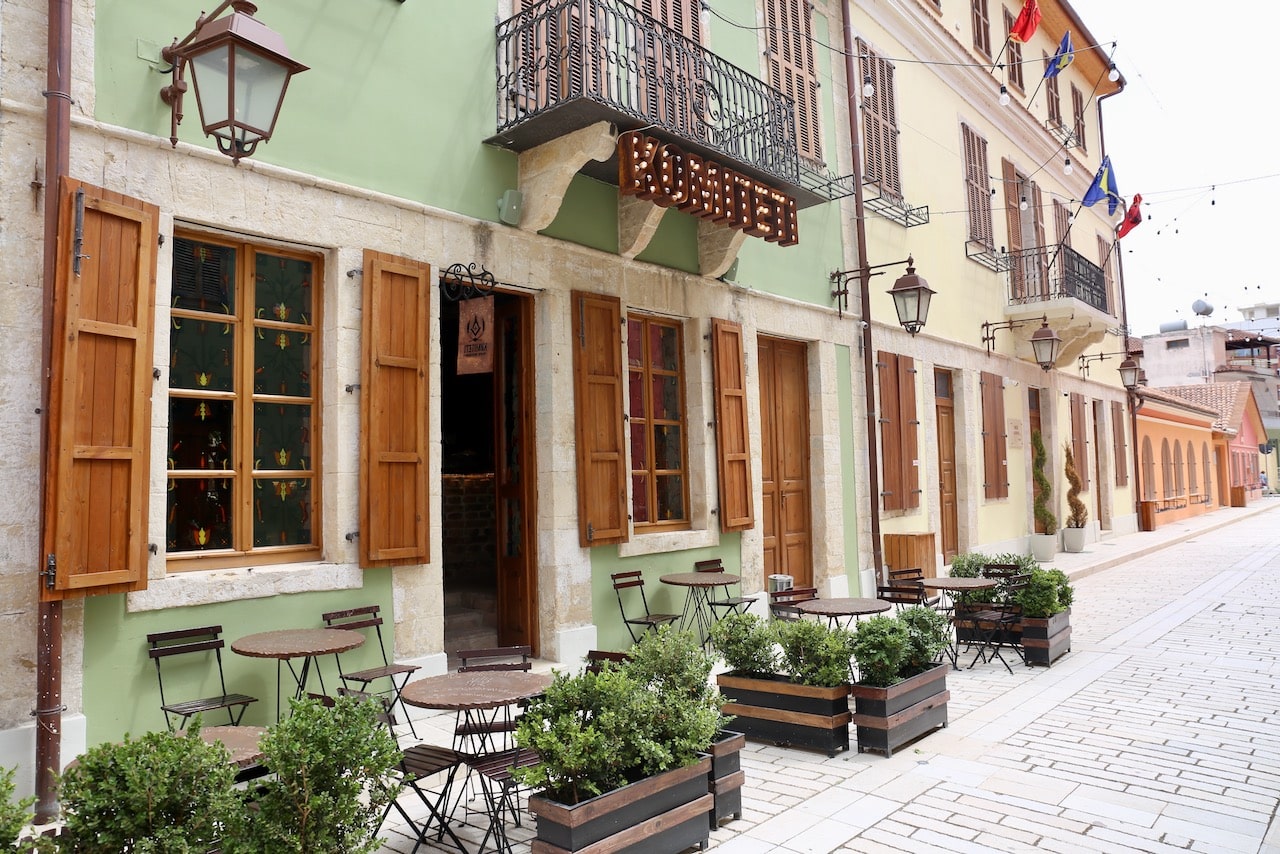 Visit restaurants and bars in the recently rejuvinated old town in Vlorë.