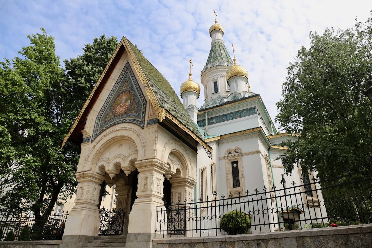 Church of St. Nicholas in Sofia, Bulgaria.