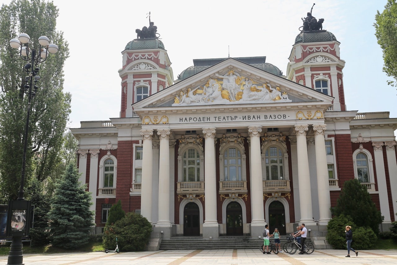 Ivan Vazov National Theatre in Sofia, Bulgaria.