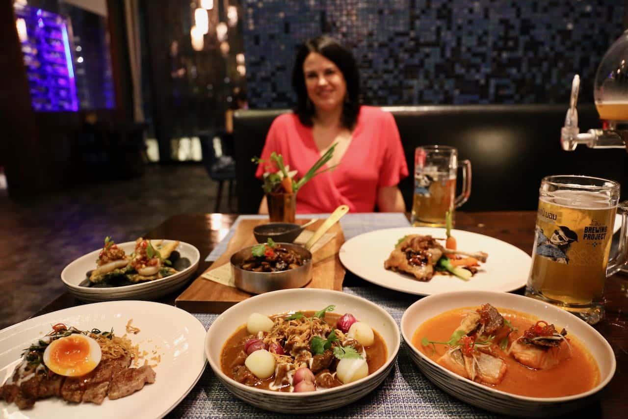 Thai haute cuisine delights at 137 Pillars Bangkok's Nimitr Restaurant.