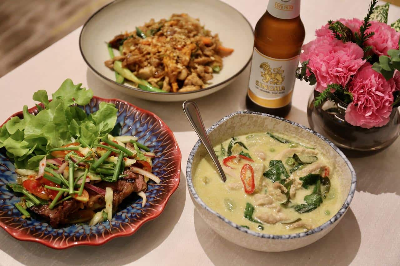 Taste authentic Thai dishes at Amari Bangkok.