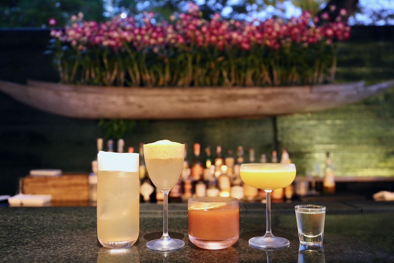 Sip craft cocktails at River Cafe & Terrace.