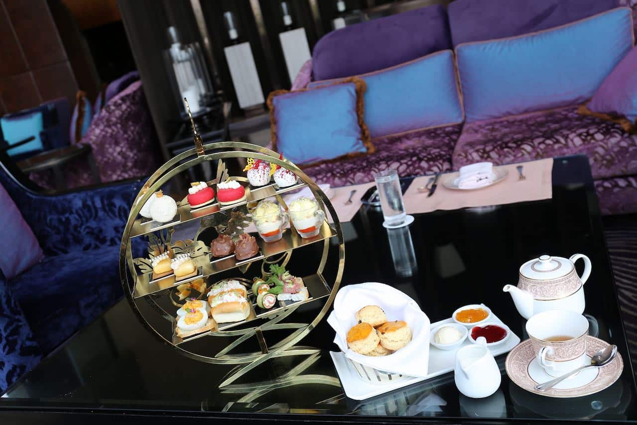 Enjoy an elegant Afternoon Tea at the Shangri-La Bangkok Lobby Lounge.