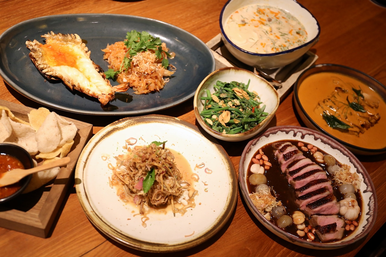 Creative Thai dishes arrive on pretty plates at Paii restaurant.