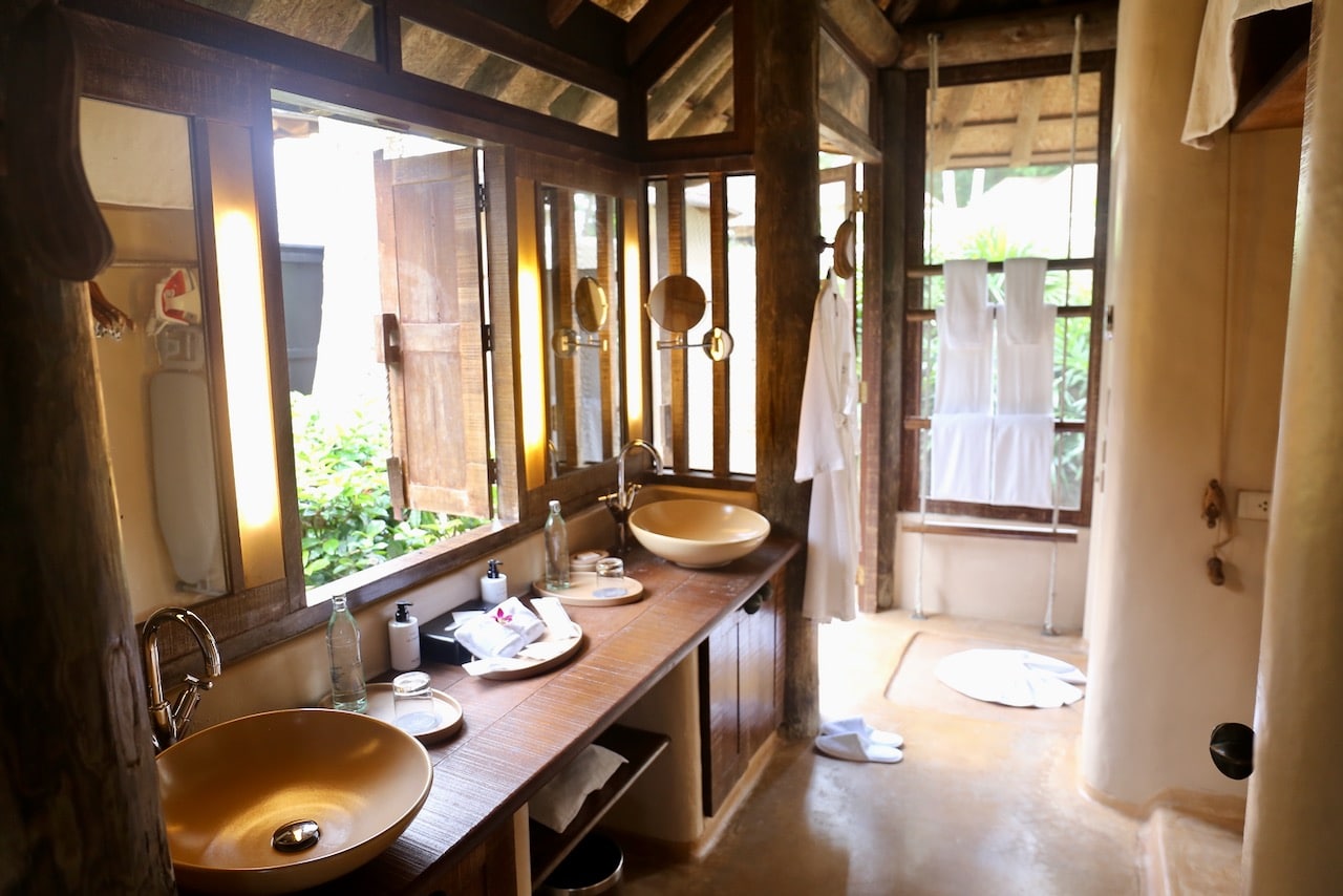 The Naka Island Resort Phuket villa bathroom.