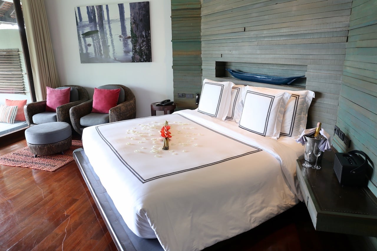 The Slate Phuket suite bedroom.