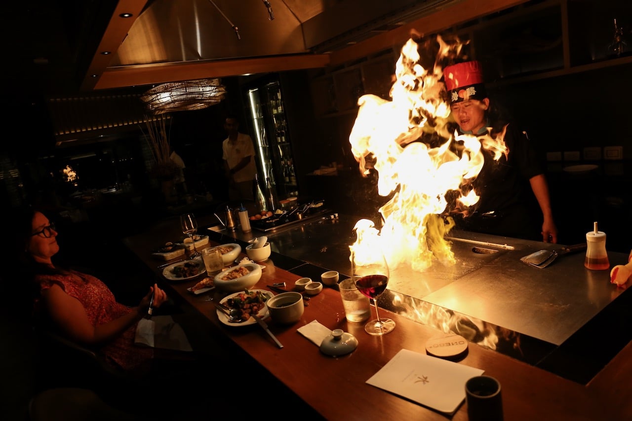 Mizu Teppanyaki Restaurant takes culinary theatre to the next level!