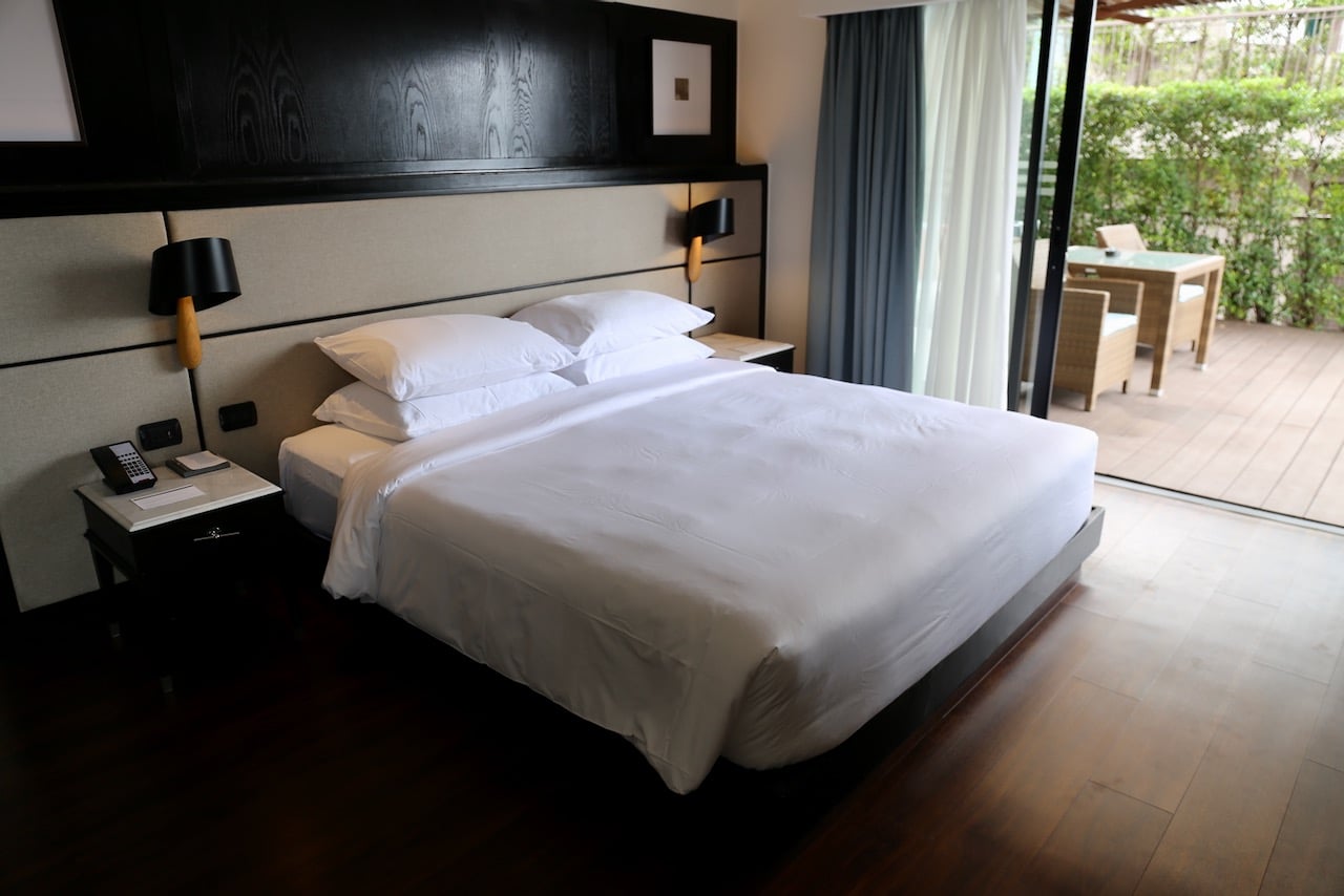 Hyatt Regency Phuket Resort Bedroom.