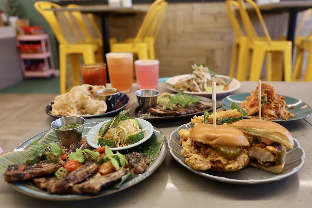 Taste authentic dishes from Malaysia, Singapore, Thailand and the Philippines at Potluck Hawker Eatery.
