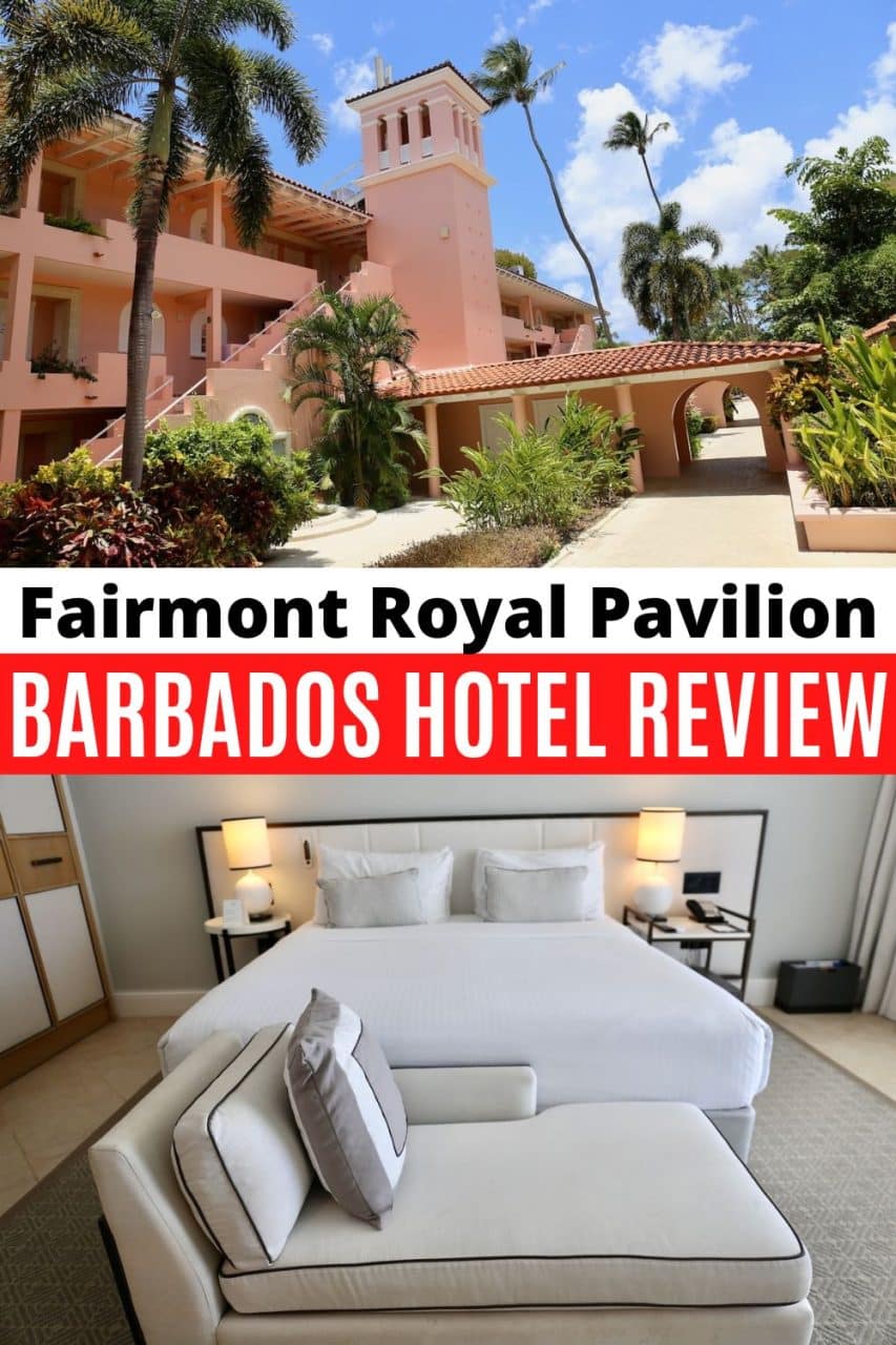 Save our Fairmont Royal Pavilion Review to Pinterest!